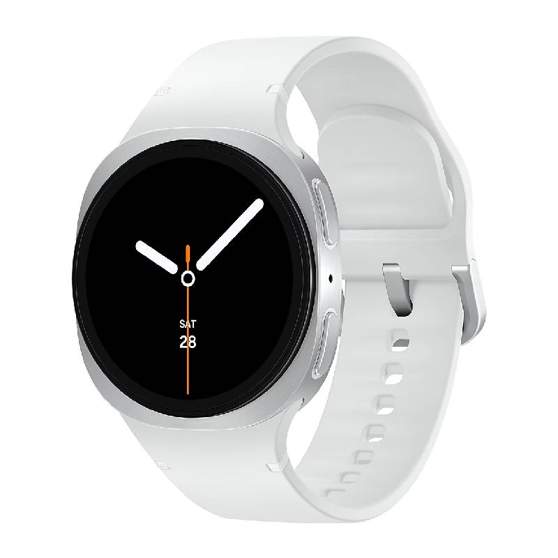 Samsung Galaxy Watch8 - AMOLED / 32GB / 44mm / Bluetooth / Wi-Fi / Silver Smart Watches