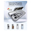 ESR Classic Hybrid Case with Stash Stand (HaloLock) Apple iPhone 16 Pro Max / Clear Gray Accessories > Mobiles &