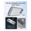 ESR Classic Hybrid Case with Stash Stand (HaloLock) Apple iPhone 16 Pro Max / Clear Gray Accessories > Mobiles &