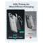 ESR Classic Hybrid Case with Stash Stand (HaloLock) Apple iPhone 16 Pro / Clear Gray Accessories > Mobiles & Tablets >