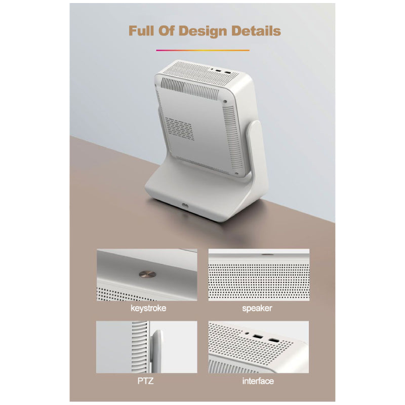 Volto BUDS PLUS C3 Touch Screen Projector - 2.69″ LCD / HDMI / USB 2.0 / Audio Port / White