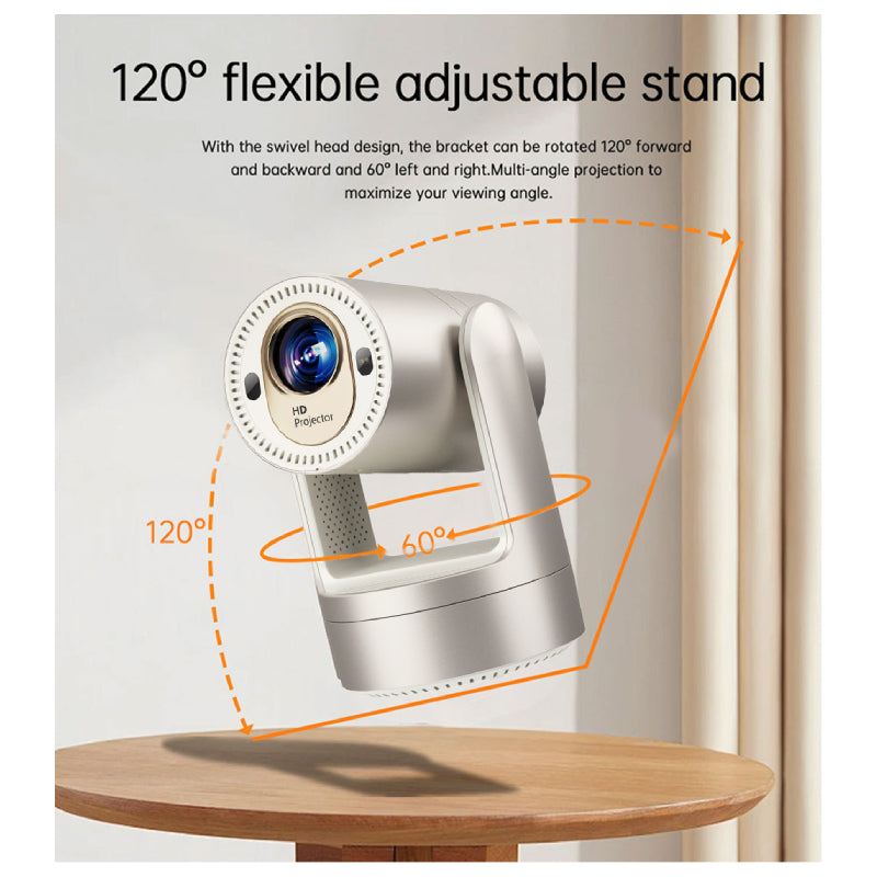 Volto BUDS PLUS C2 Projector With Battery - 2.69″ LCD / 5G / HDMI / USB 2.0 / Audio Port / Rose Gold