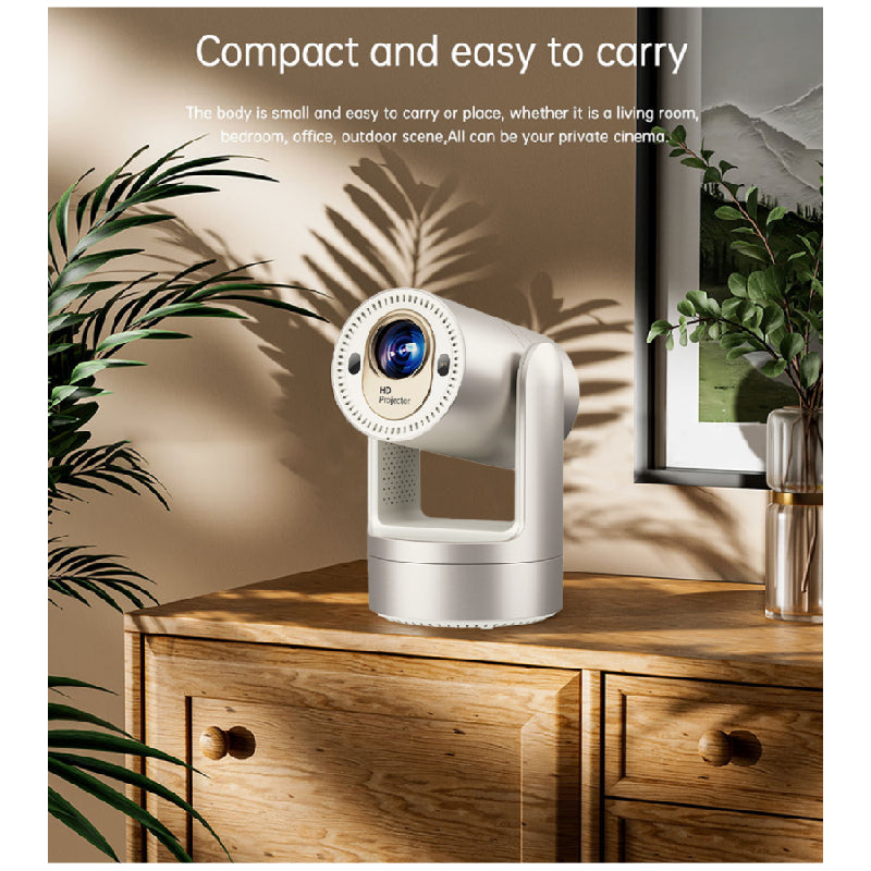 Volto BUDS PLUS C2 Projector With Battery - 2.69″ LCD / 5G / HDMI / USB 2.0 / Audio Port / Rose Gold