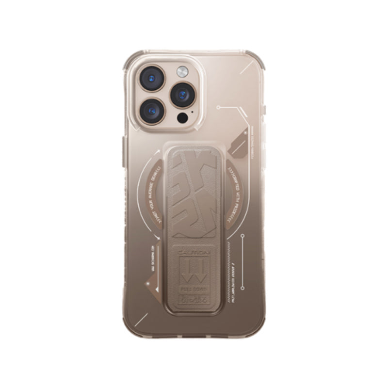 SKINARMA Helio MagSafe Case With Grip Stand Apple iPhone 16 Pro / Gold Accessories > Mobiles & Tablets > Mobiles >