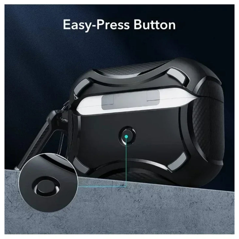 Spigen Apple Airpods 2 Premium case Black Accessories > Headphones > Covers & Cases