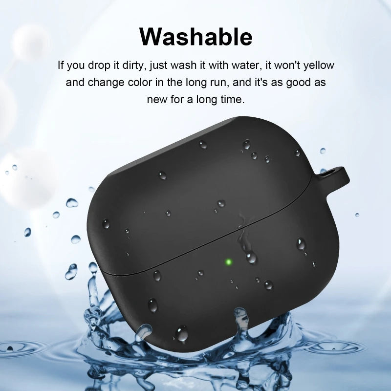 Silicone Airpods Case For Samsung Galaxy Buds 3 / Buds 3 Pro Black Accessories > Headphones > Covers & Cases