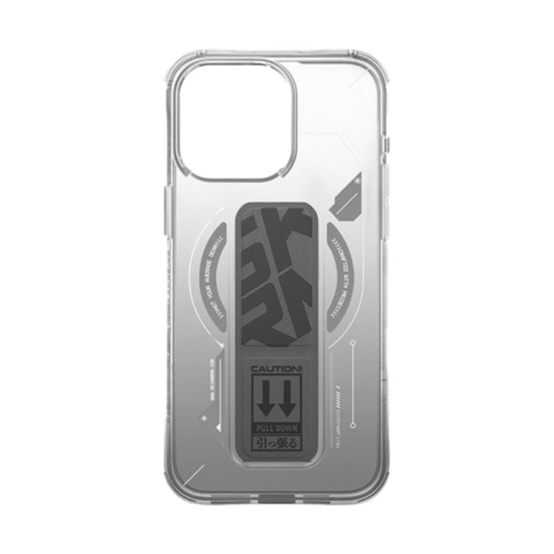 SKINARMA Helio MagSafe Case With Grip Stand for Apple iPhone 16 Pro - Titanium