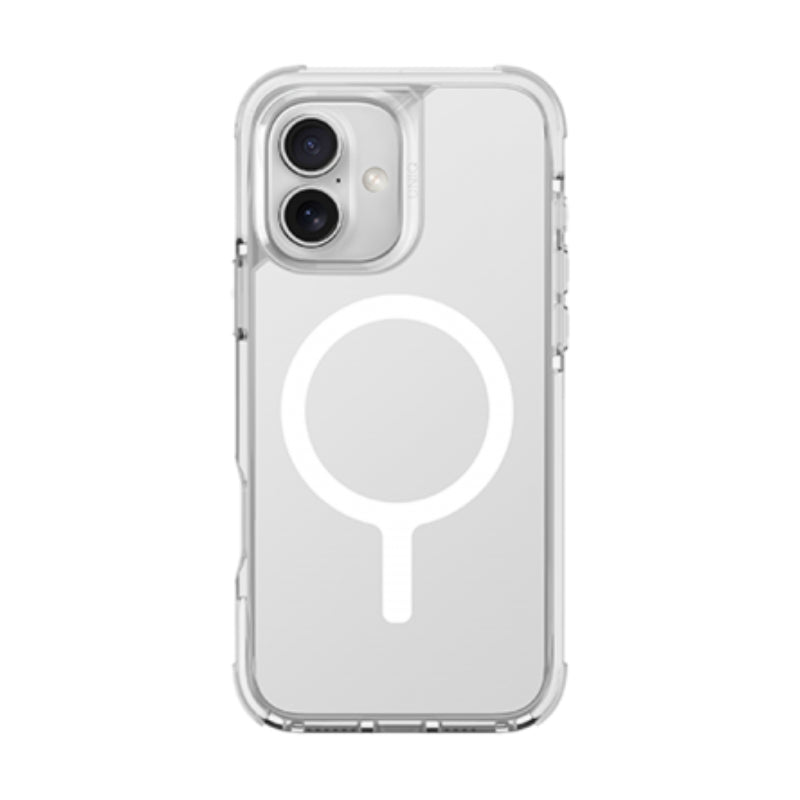 Uniq Hybrid Combat MagSafe Case for iPhone 16 - Lume White