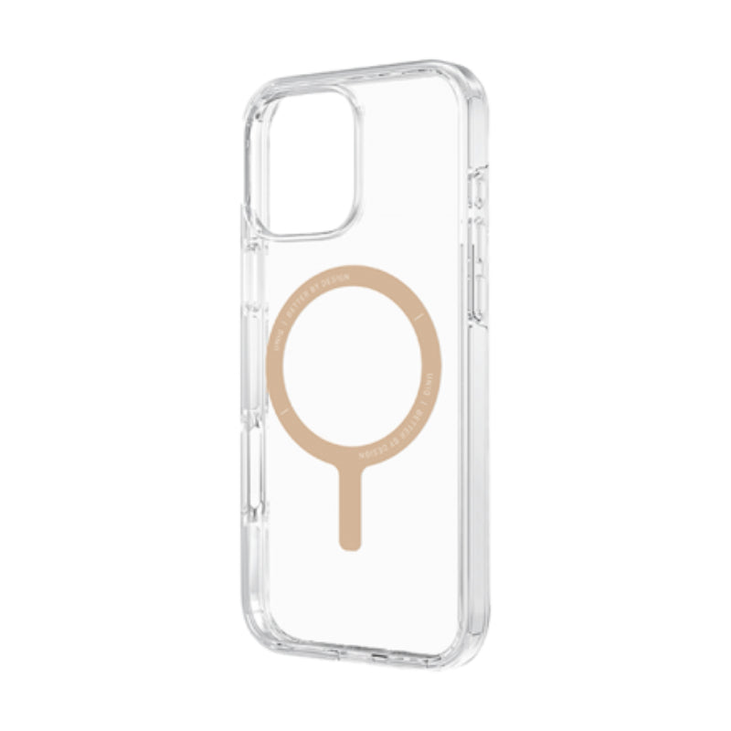 Uniq Hybrid Clario (Eco) MagSafe Case for iPhone 16 Pro Max – Champagne Gold