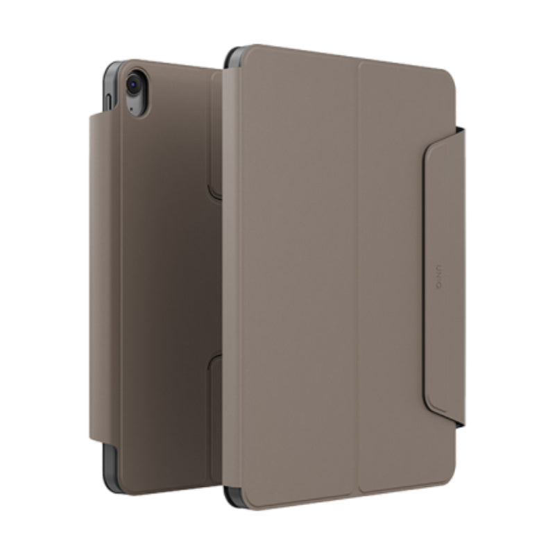Uniq Rovus Snap Mount Magnetic 360 Rotating Detachable Case for iPad Air 11’’ M2 6th Gen Flint Grey Accessories >