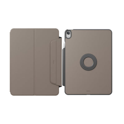 Uniq Rovus Snap Mount Magnetic 360 Rotating Detachable Case for iPad Air 11’’ M2 6th Gen Flint Grey Accessories >