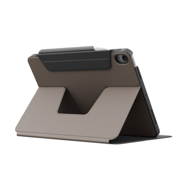 Uniq Rovus Snap Mount Magnetic 360 Rotating Detachable Case for iPad Air 11’’ M2 6th Gen Flint Grey Accessories >