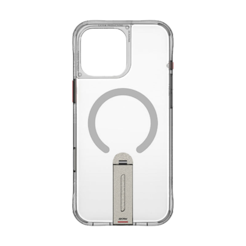 SKINARMA Helix MagSafe Case With 360 Rotating Stand for Apple iPhone 16 Pro (2024) 6.3" - Titanium