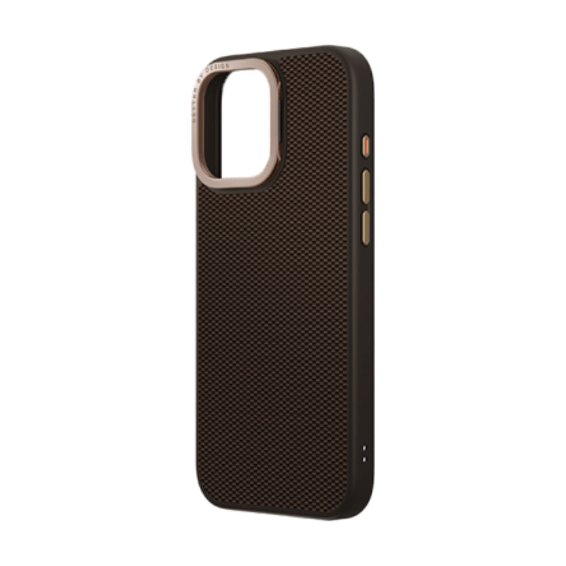 Uniq Hybrid Magclick Charging Keva Max With Camera Stand for iPhone 16 Pro Umber Brown Accessories > Mobiles & Tablets