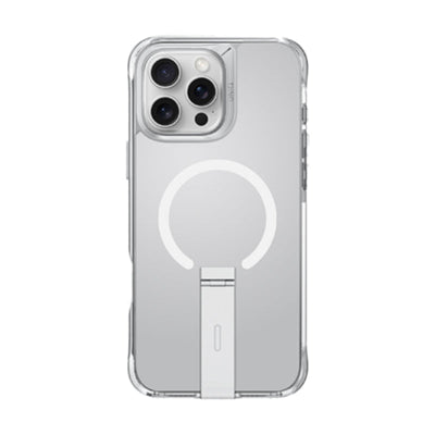 Uniq Hybrid Eleva MagSafe Case with Vertical Stand for iPhone 16 Pro Max – Lucent Clear Accessories > Mobiles & Tablets