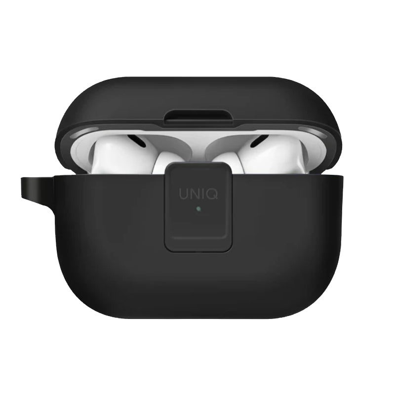 Uniq Clyde Airpod Case Apple AirPods Pro (2nd Gen) / Charcoal/Dark Grey Accessories > Headphones > Covers & Cases