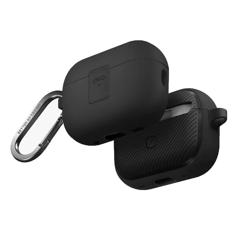 Uniq Clyde Airpod Case Apple AirPods Pro (2nd Gen) / Charcoal/Dark Grey Accessories > Headphones > Covers & Cases