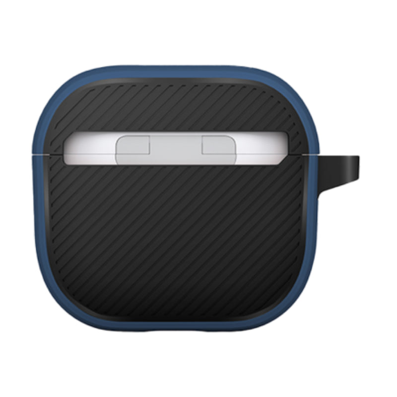 Uniq Clyde Lock Case for Airpods 4th Gen Royal Blue/Dark Grey Accessories > Headphones > Covers & Cases