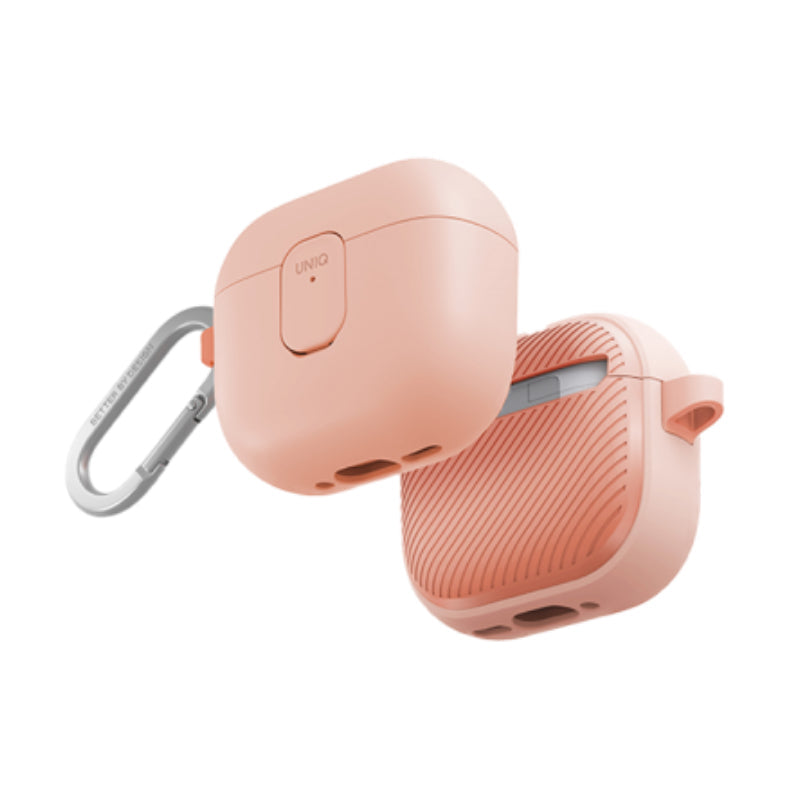 Uniq Clyde Lock Case for Airpods 4th Gen Light Pink/Crepe Pink Accessories > Headphones > Covers & Cases