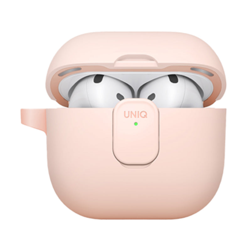 Uniq Clyde Lock Case for Airpods 4th Gen Light Pink/Crepe Pink Accessories > Headphones > Covers & Cases