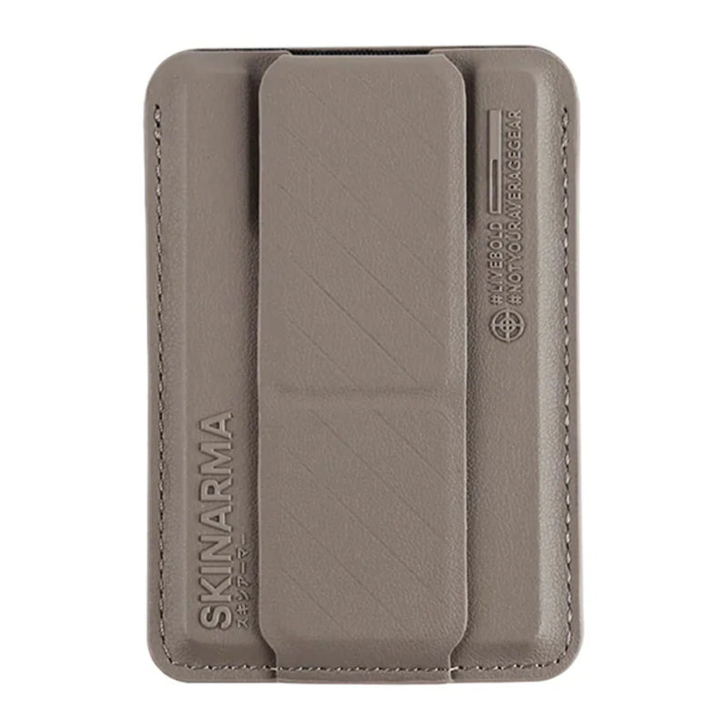SKINARMA Kado Wallet Mag Charge Card Holder With Grip Stand Champagne Accessories > Mobiles & Tablets > Mobiles >