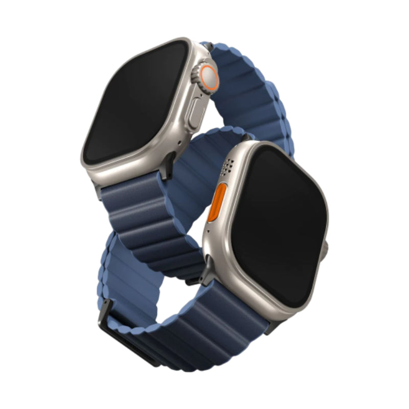 Uniq Revix Premium Edition Reversible Magnetic Apple Watch Strap for Apple Watch 49/45/44/42mm Prussian (Prussian/mist