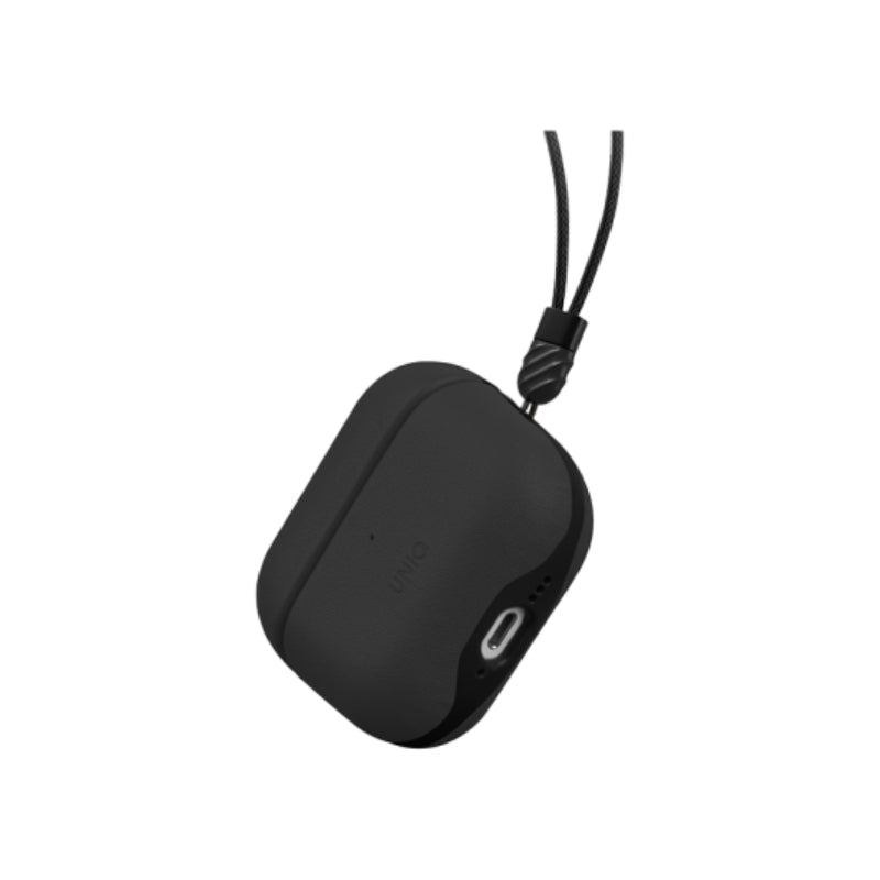 Uniq Lyden Hang Case for AirPods 4th Gen Dallas Black Accessories > Headphones > Covers & Cases