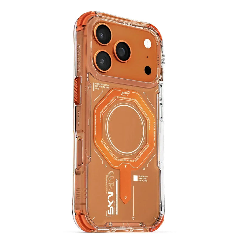 SKINARMA Saido Mag-Charge Case for Apple iPhone 17 Pro Max - Orange Accessories > Mobiles & Tablets > Mobiles > Covers