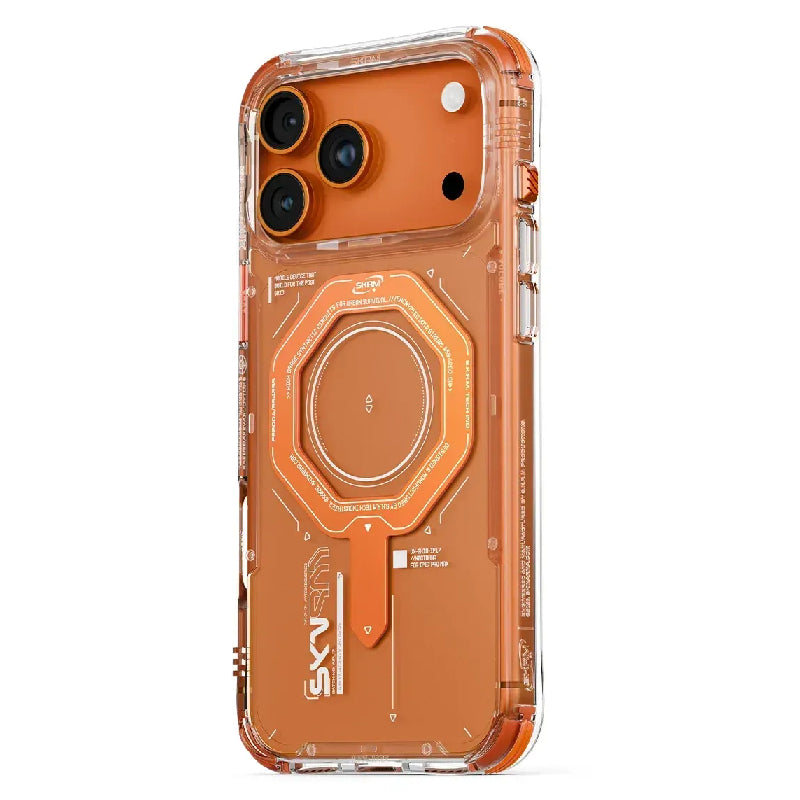 SKINARMA Saido Mag-Charge Case for Apple iPhone 17 Pro Max - Orange Accessories > Mobiles & Tablets > Mobiles > Covers