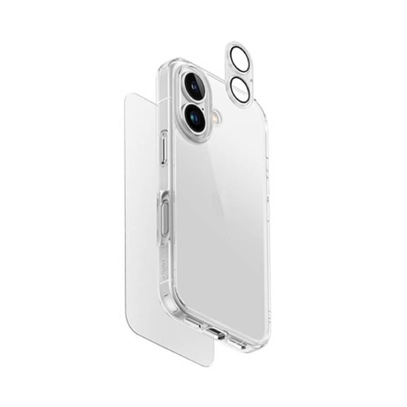 Uniq Hybrid Magclick Charging Clearvue 360 Essential Bundle Pack for iPhone 17 - Clear Accessories > Mobiles & Tablets