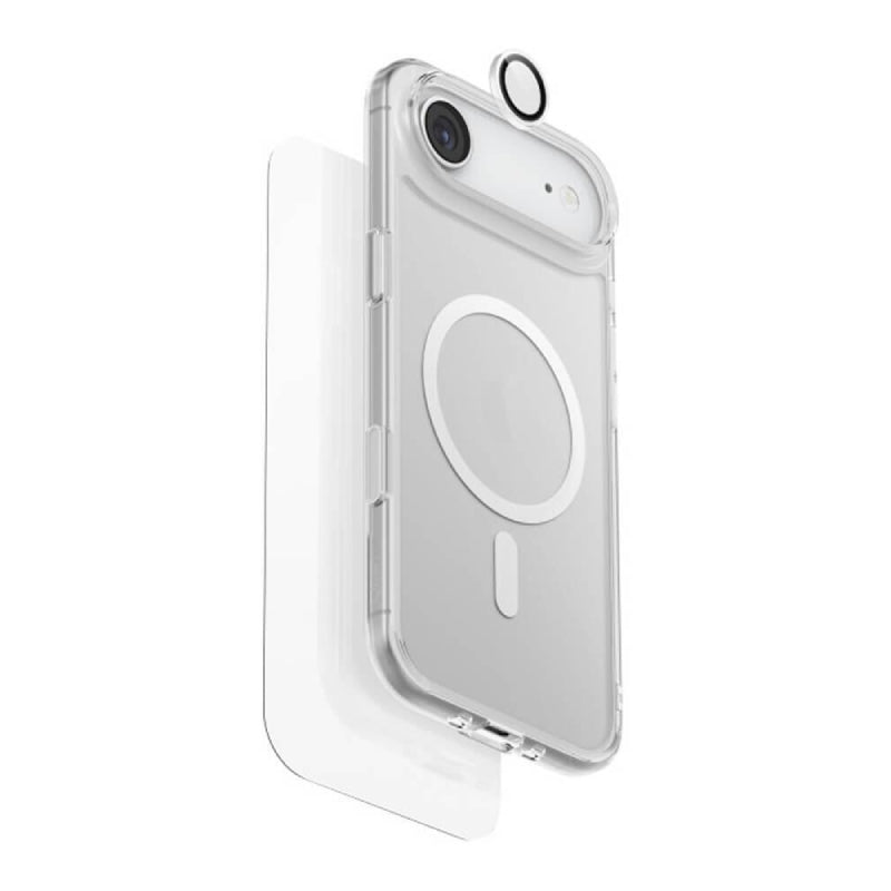 Uniq Hybrid Magclick Charging Clearvue 360 Essential Bundle Pack for Apple iPhone Air - Clear Accessories > Mobiles &
