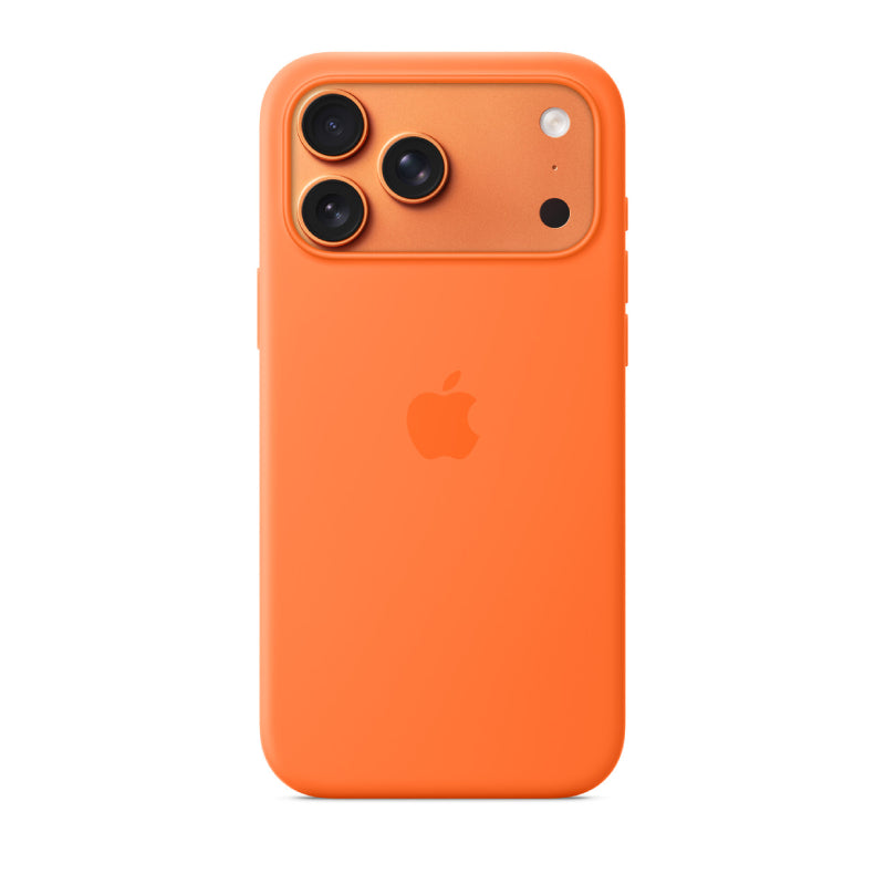 Apple iPhone 17 Pro Max Silicone MagSafe Case - Orange Accessories > Mobiles & Tablets > Mobiles > Covers & Cases