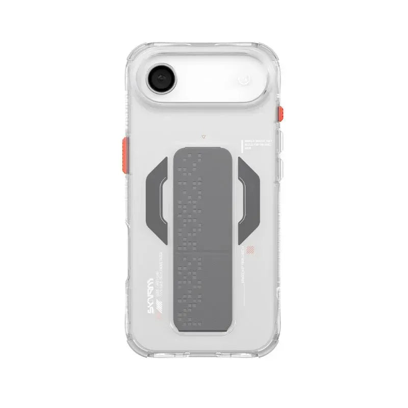 SKINARMA Haxa Mag-Charge Case with Grip-Stand For Apple iPhone Air (2025) - Clear Accessories > Mobiles & Tablets >