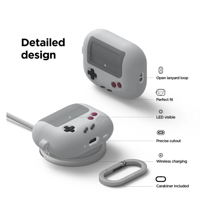 Elago AW5 Case For Apple AirPods Pro 3 - Light Gray Accessories > Headphones > Covers & Cases