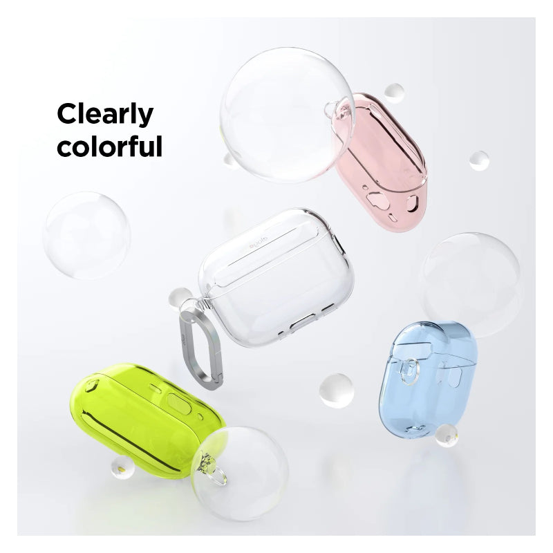 Elago Clear Hang Case For Apple AirPods Pro 3 - Aqua Blue Accessories > Headphones > Covers & Cases