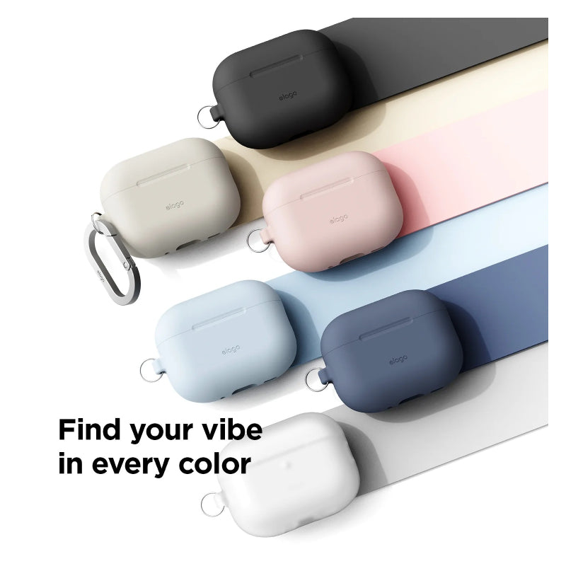 Elago Silicone Hang Case For Apple AirPods Pro 3 - Jean Indigo Accessories > Headphones > Covers & Cases