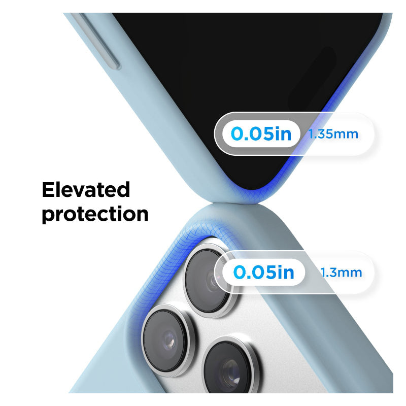 Elago Magnetic Silicone Case (Camera Control Key Included) For Apple iPhone 17 Pro - Sky Blue Accessories > Mobiles &