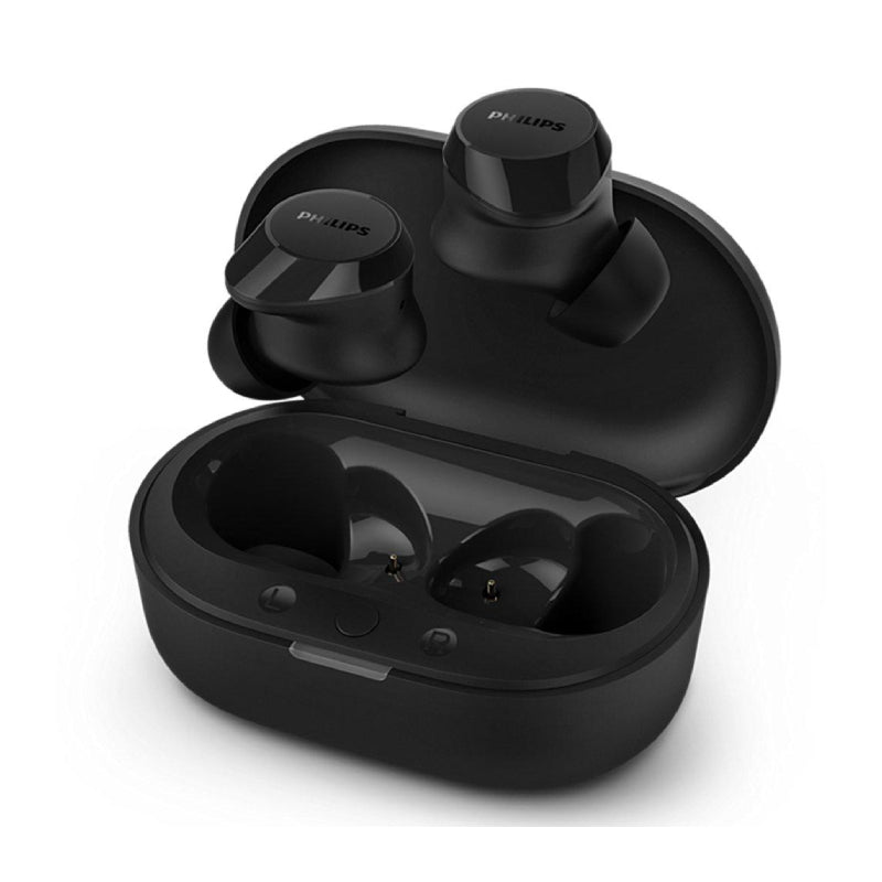 Philips True Wireless Earbuds - Bluetooth / USB-C / Black