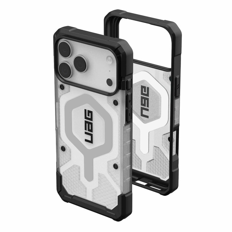 UAG Pathfinder Clear MagSafe Case For Apple iPhone 17 Pro Max - Ice/Silver Accessories > Mobiles & Tablets > Mobiles >