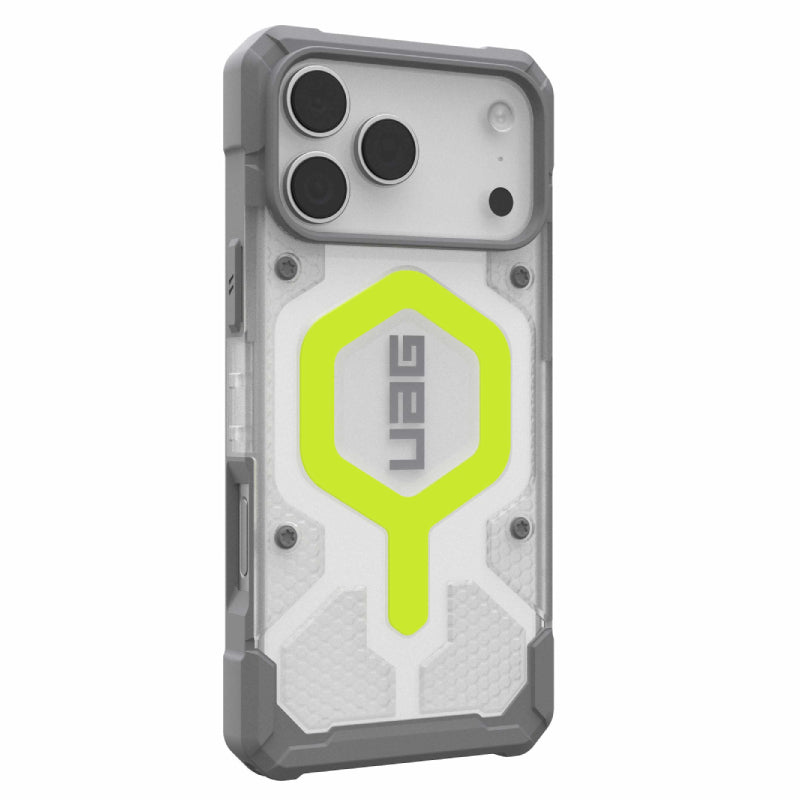 UAG Pathfinder Clear MagSafe Case For Apple iPhone 17 Pro - Active Neon (Glow) Accessories > Mobiles & Tablets >