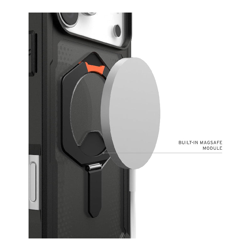 UAG Plasma XTE MagSafe Case For Apple iPhone 17 Pro - Black/Pop Orange Accessories > Mobiles & Tablets > Mobiles >
