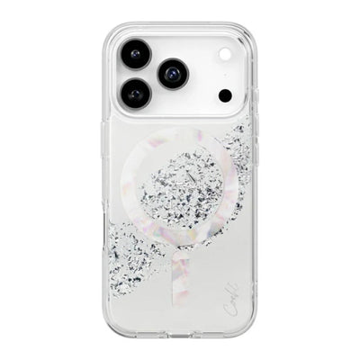 Uniq Coehl Crystelle Magclick Charging Case for Apple iPhone 17 Pro - Sparkling Silver Accessories > Mobiles & Tablets