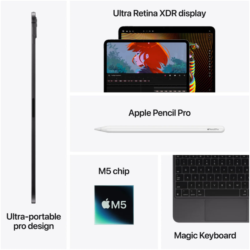 Apple iPad Pro M5 (2025) / 11’’ / 256GB / Wi-Fi / SPACE BLACK Mobiles & Tablets > Tablets