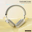 MOXOM MX-WL85 Wireless Headphone - Bluetooth / USB-C / White