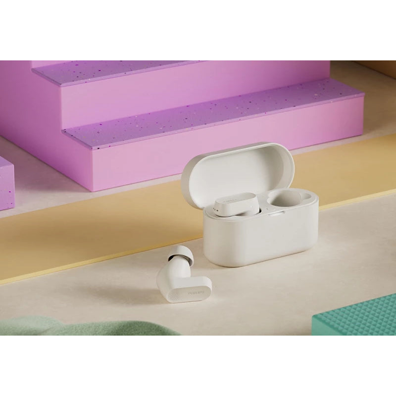 Philips 3000 Series True Wireless Earbuds - Bluetooth / USB-C / White