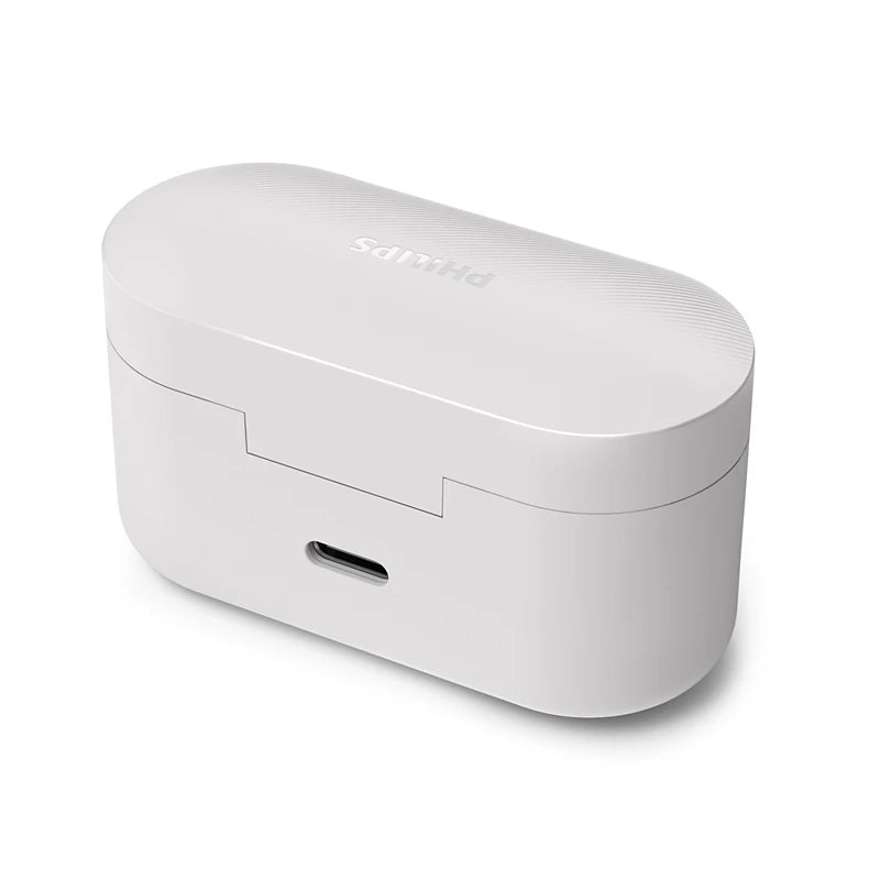 Philips 3000 Series True Wireless Earbuds - Bluetooth / USB-C / White