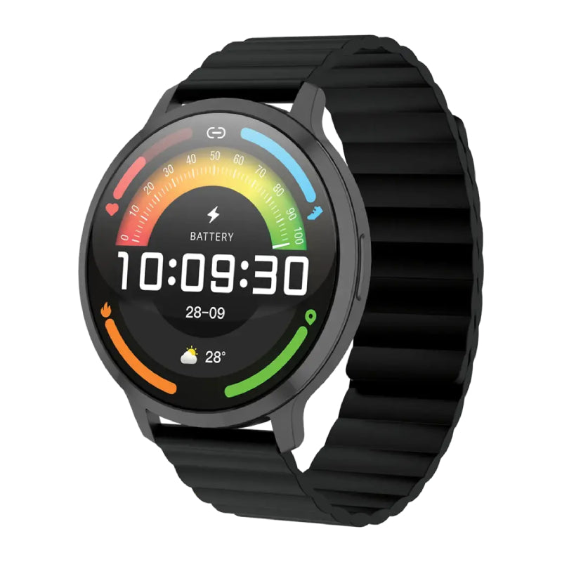 Powerology Aura Smart Watch - 1.73’’ AMOLED / Bluetooth / Black Smart Watches