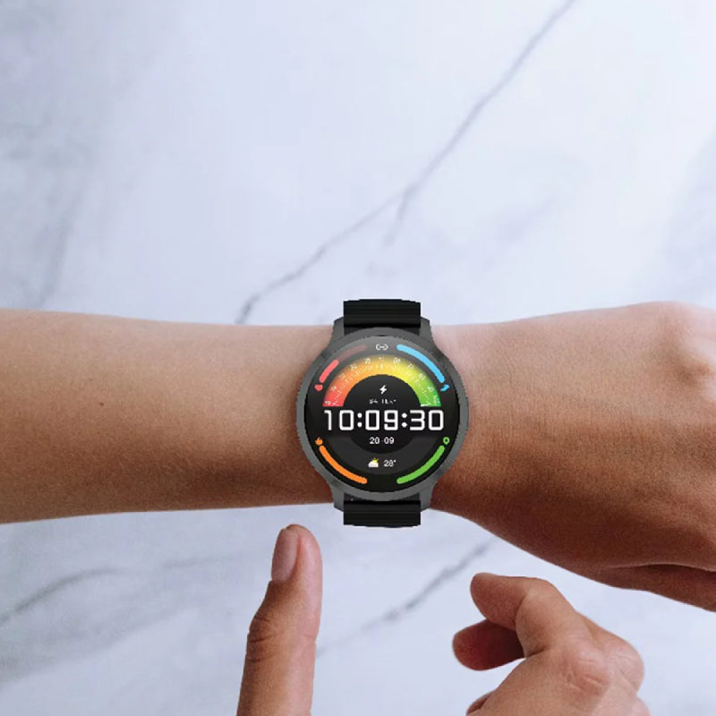Powerology Aura Smart Watch - 1.73’’ AMOLED / Bluetooth / Black Smart Watches