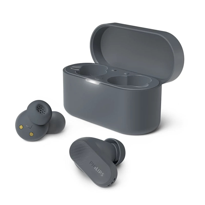 Philips 3000 Series True Wireless Earbuds - Bluetooth / USB-C / Grey