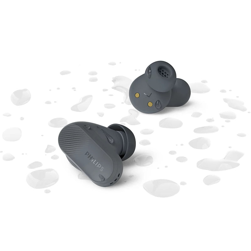 Philips 3000 Series True Wireless Earbuds - Bluetooth / USB-C / Grey
